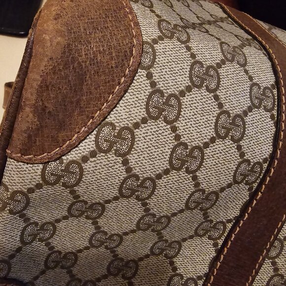 Authenticated Gucci Boston Handbag/Carryon ~ EVC ~ Vintage - Picture 16 of 16
